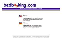 Tablet Screenshot of bedbooking.com